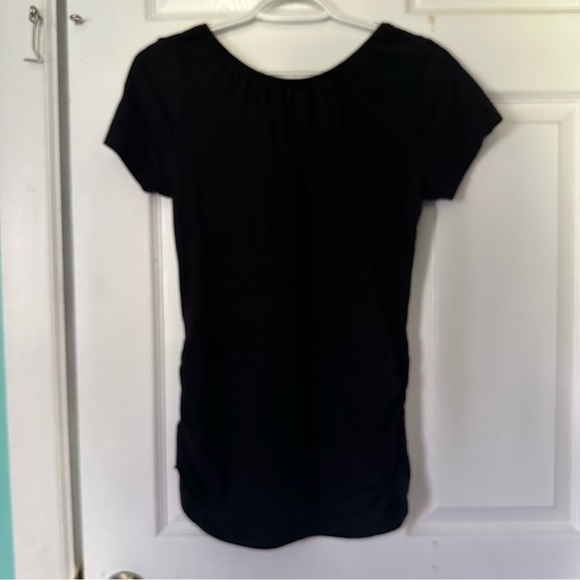 Women’s Black Maternity Short Sleeve Tee Size Medium - Picture 5 of 5